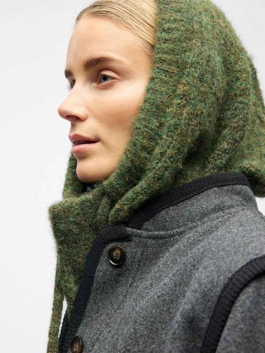Object - Milu Knitted Balaclava - Green