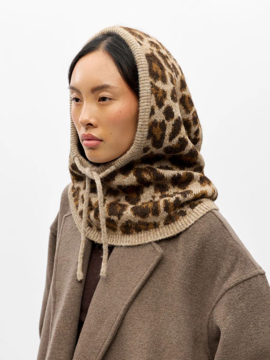 Object - Milu Knitted Balaclava - Leopard