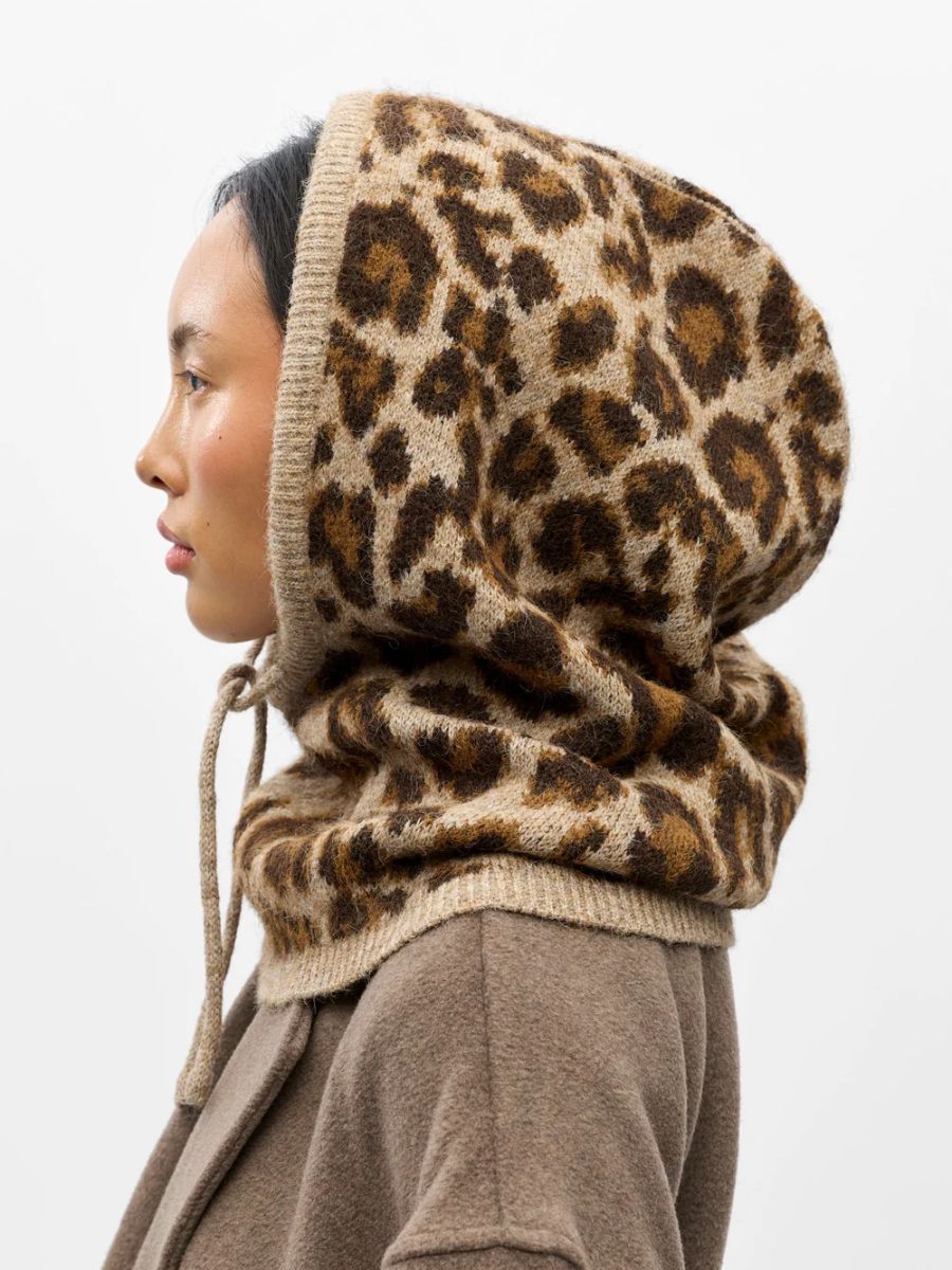 Object - Milu Knitted Balaclava - Leopard