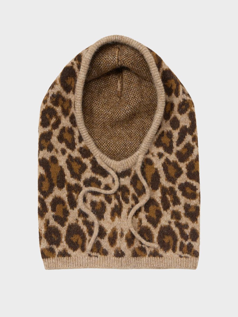Object - Milu Knitted Balaclava - Leopard