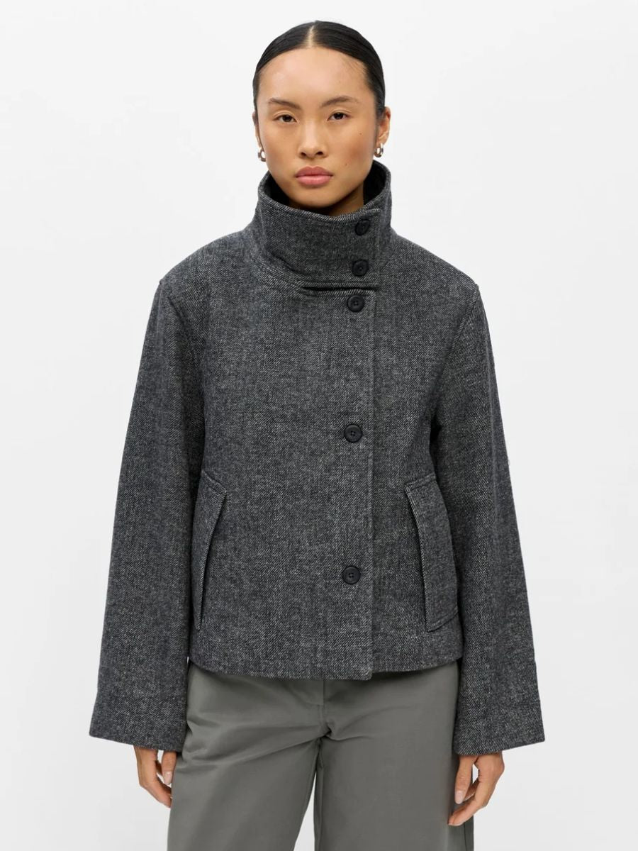 Object - Riki Jacket - Black Melange