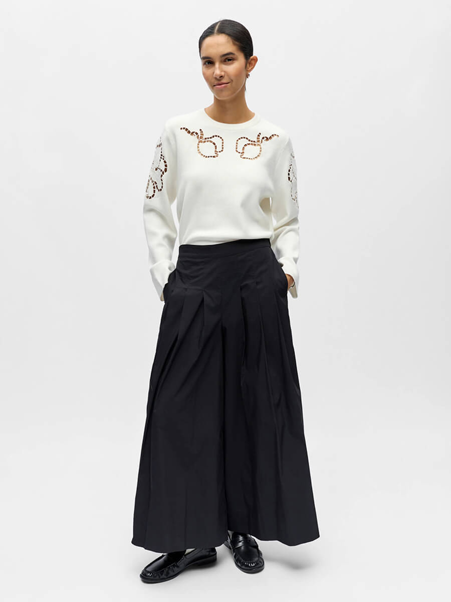 OBJECT
Paige Plisse Culotte Trousers