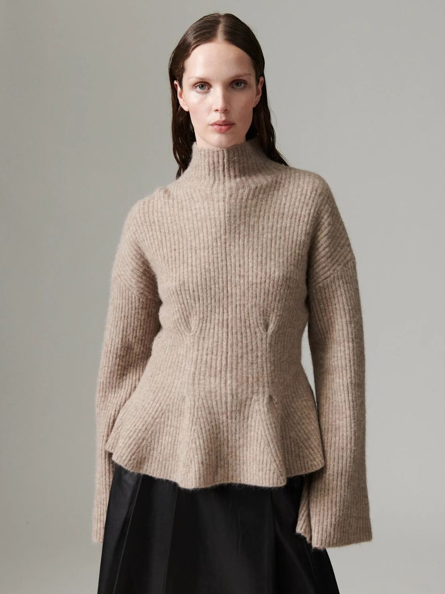 Day Birger et Mikkelsen - Pepluma Cozy Days Pullover - Roasted Cashew