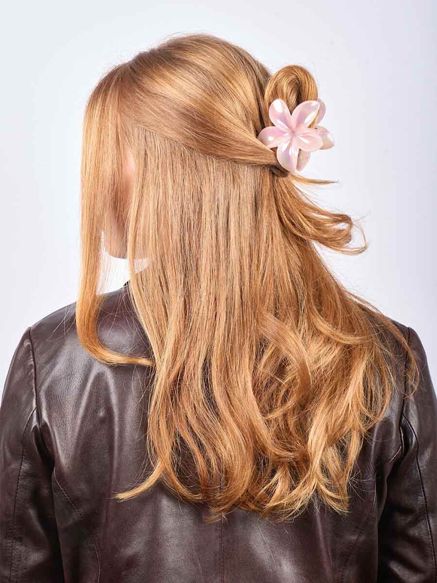 Sui Ava Plumeria Big Hairgrip - Baby Pink