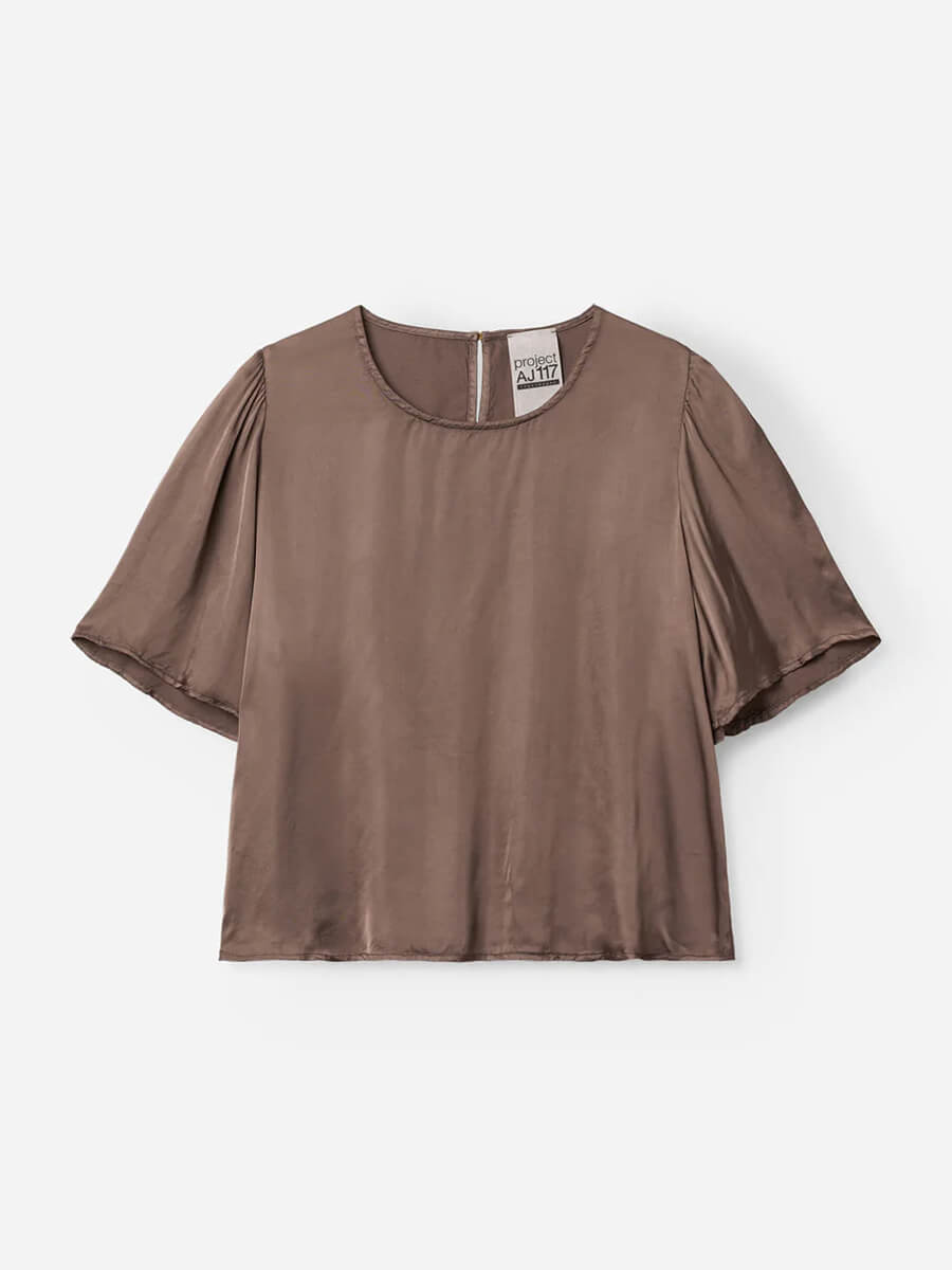 Project AJ117 - Rose Top - Coffee