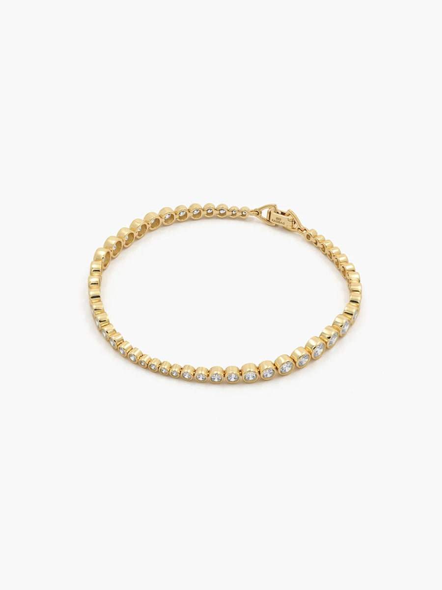 Ragbag 18K Gold Tennis Bracelet - No. 14026