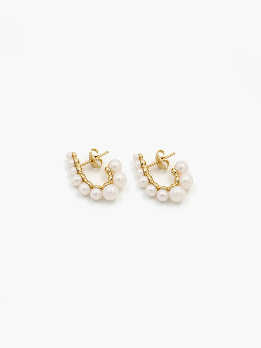 Ragbag Freshwater Pearl Elegant Earrings - No. 12063