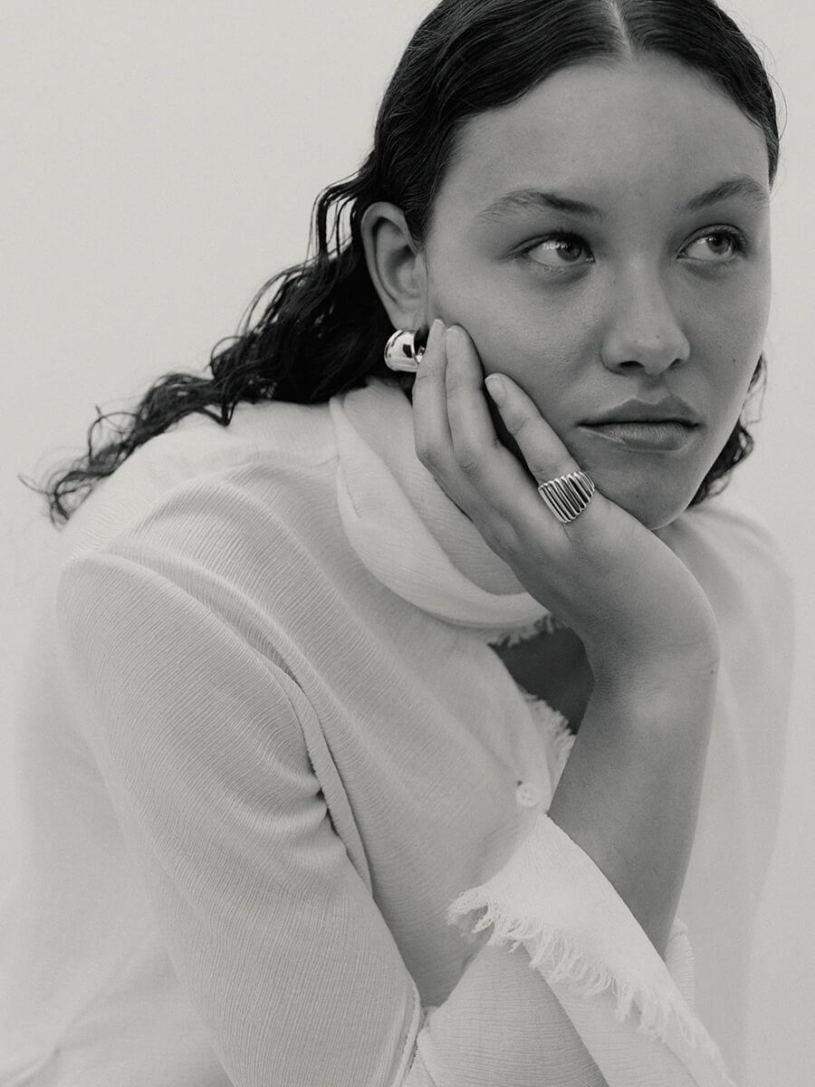 Ragbag Contour Hoops - Gold.