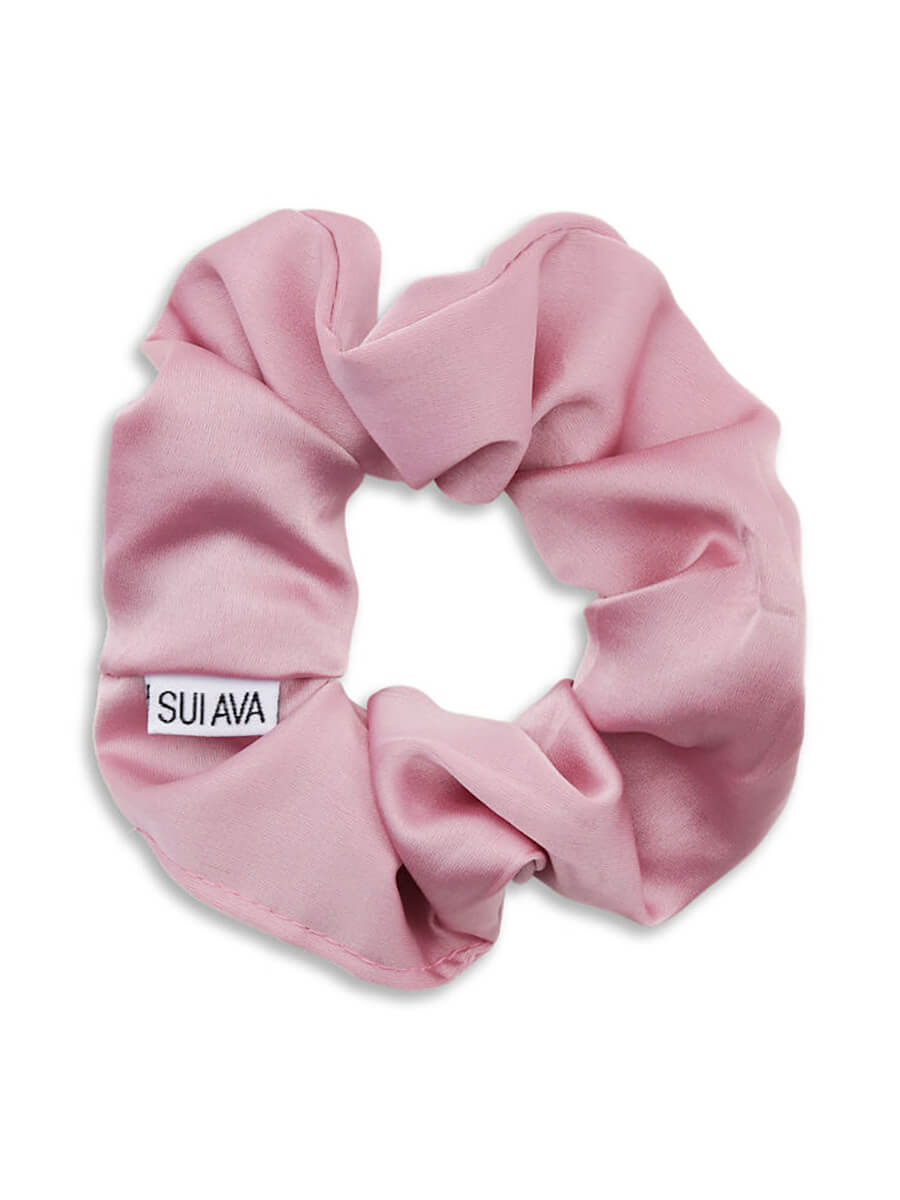 SUI AVA Ribbon Scrunchie Blush