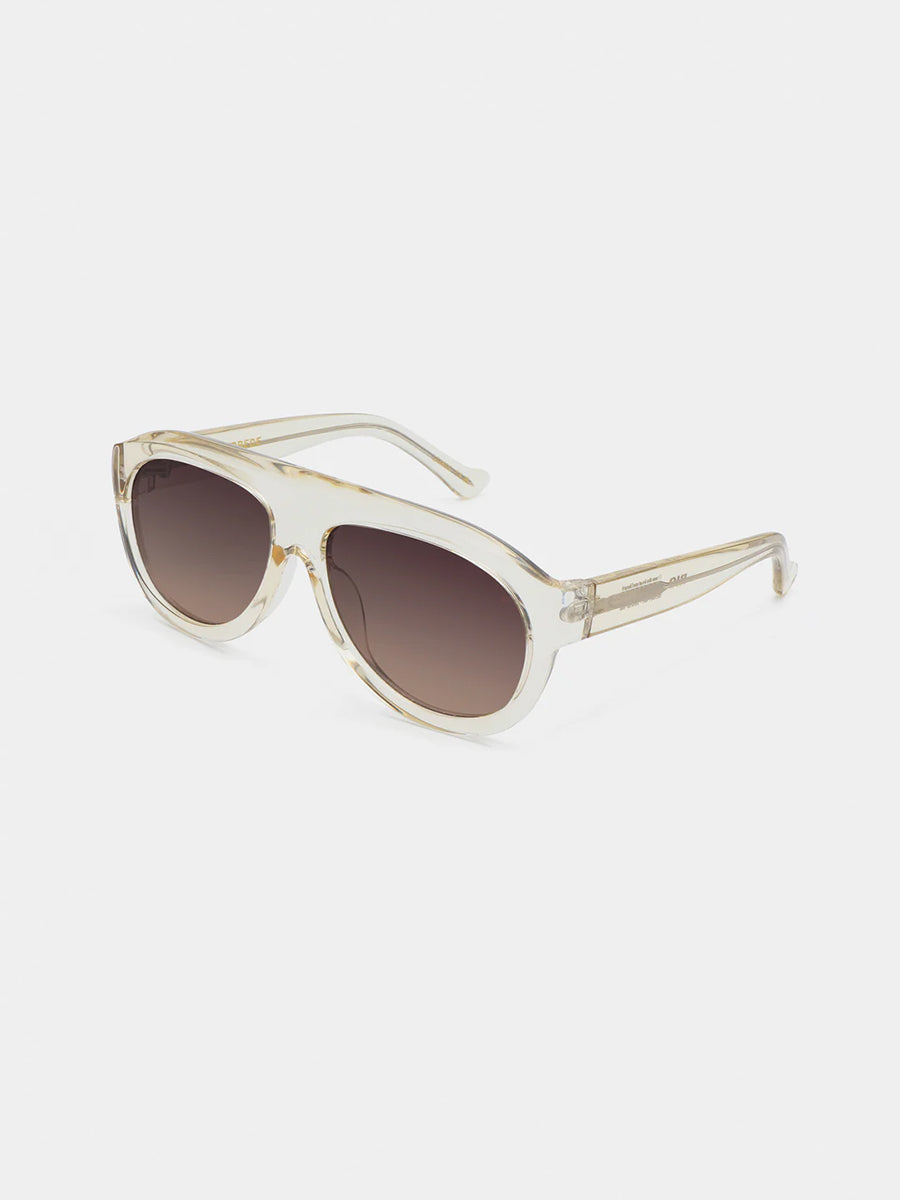 A.Kjærbede Rio Sunglasses - Ecru Transparent