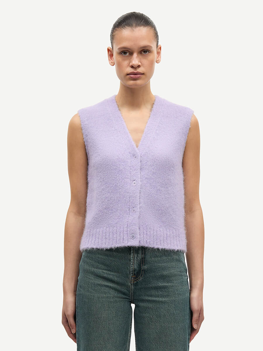 Samsoe Samsoe Sajeanne Vest - Wisteria