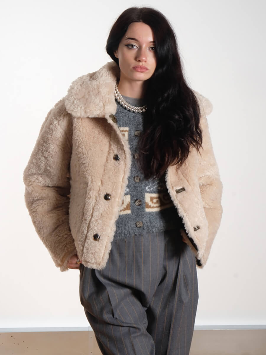 SAMDI
Johanna Reversible Jacket - Olive/Cream