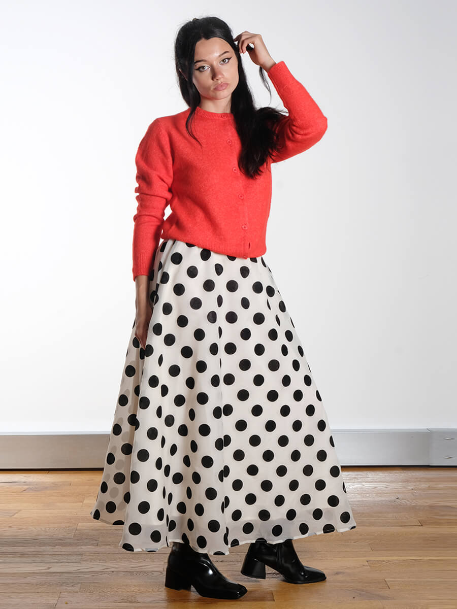 SAMSOE SAMSOE - Nor Short Cardigan - Flame Scarlet
Hunkon - Bobby Skirt
Bukela - Palma Boots - Black