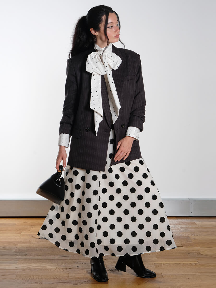 SAMSOE SAMSOE - Nor Short Cardigan - Flame Scarlet
Hunkon - Bobby Skirt
Bukela - Palma Boots - Black