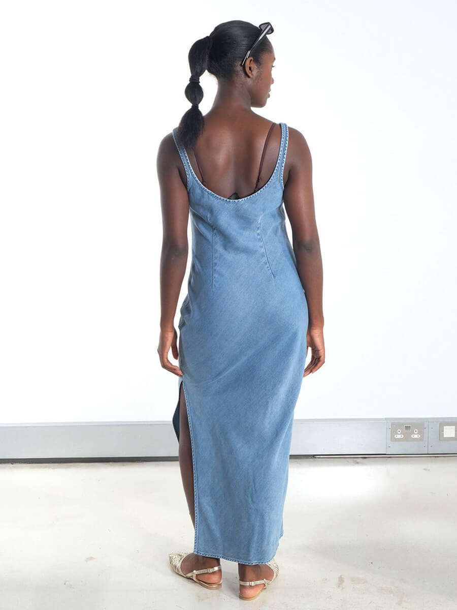Sunna Dress - Denim Blue
