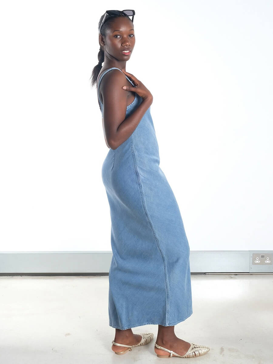 Sunna Dress - Denim Blue