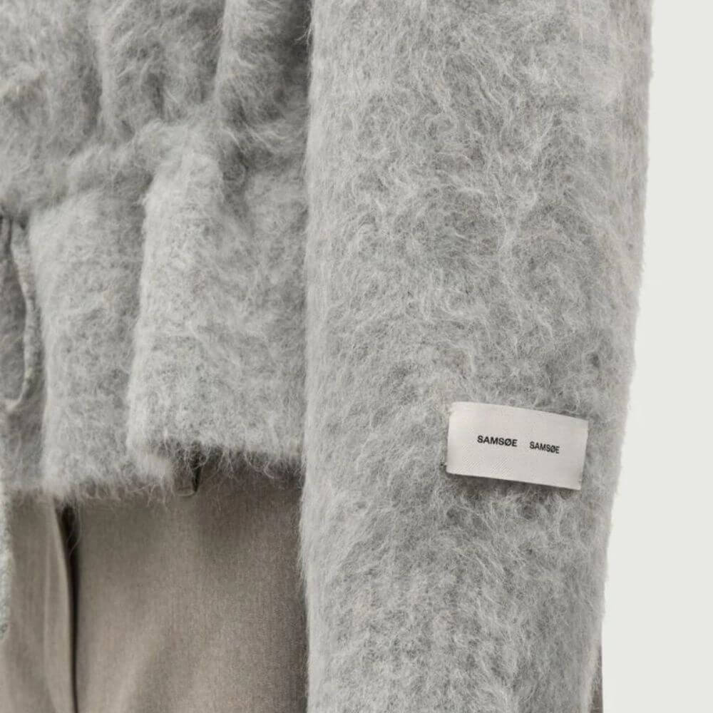 SAMSOE SAMSOE
Salo V-Neck Sweater - Grey Melange