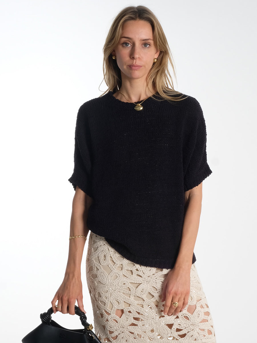 SIBIN LINNEBJERG - Hope Knit T-Shirt Black.jpg