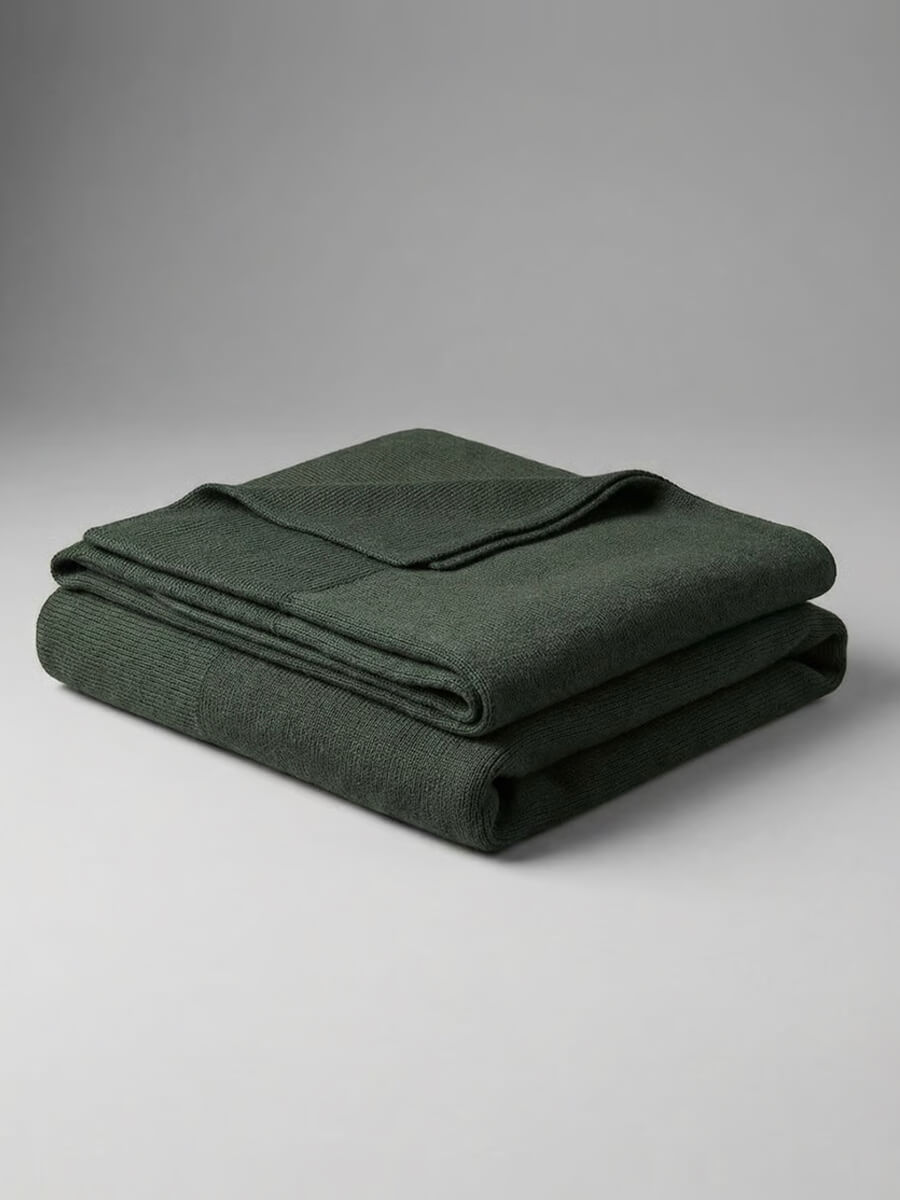 SIBIN LINNEBJERG
Merino Blanket - Melange Green