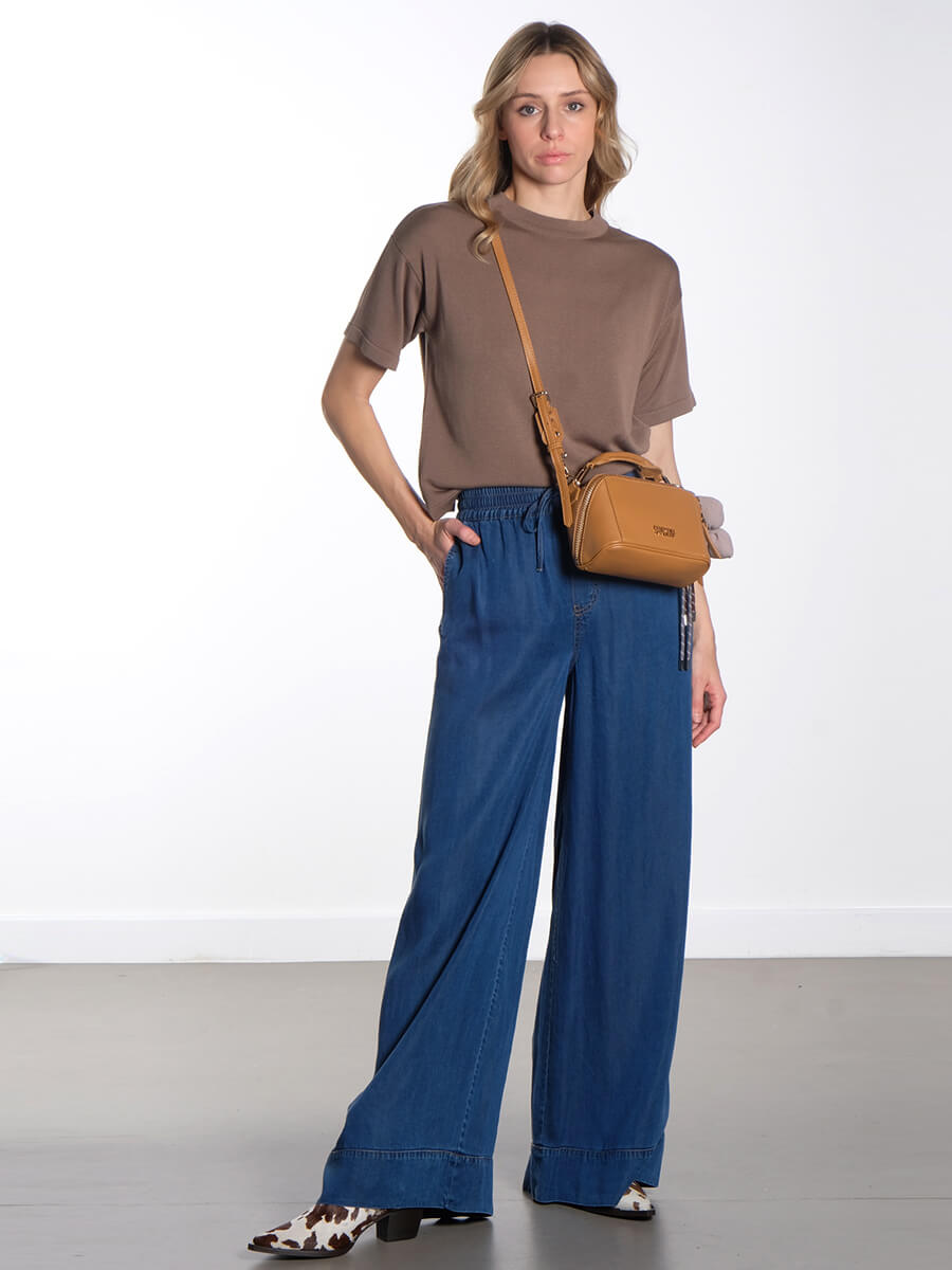 SIBIN LINNEBJERG
June T-Shirt - Mole - Numph Numiami Pants