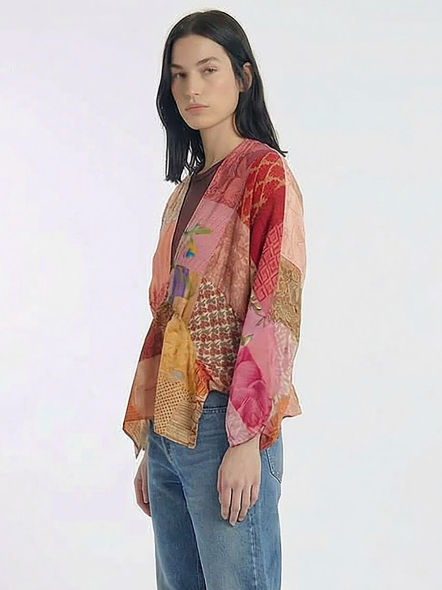 SISSEL EDELBO
Juno Silk Patchwork Top - No.61