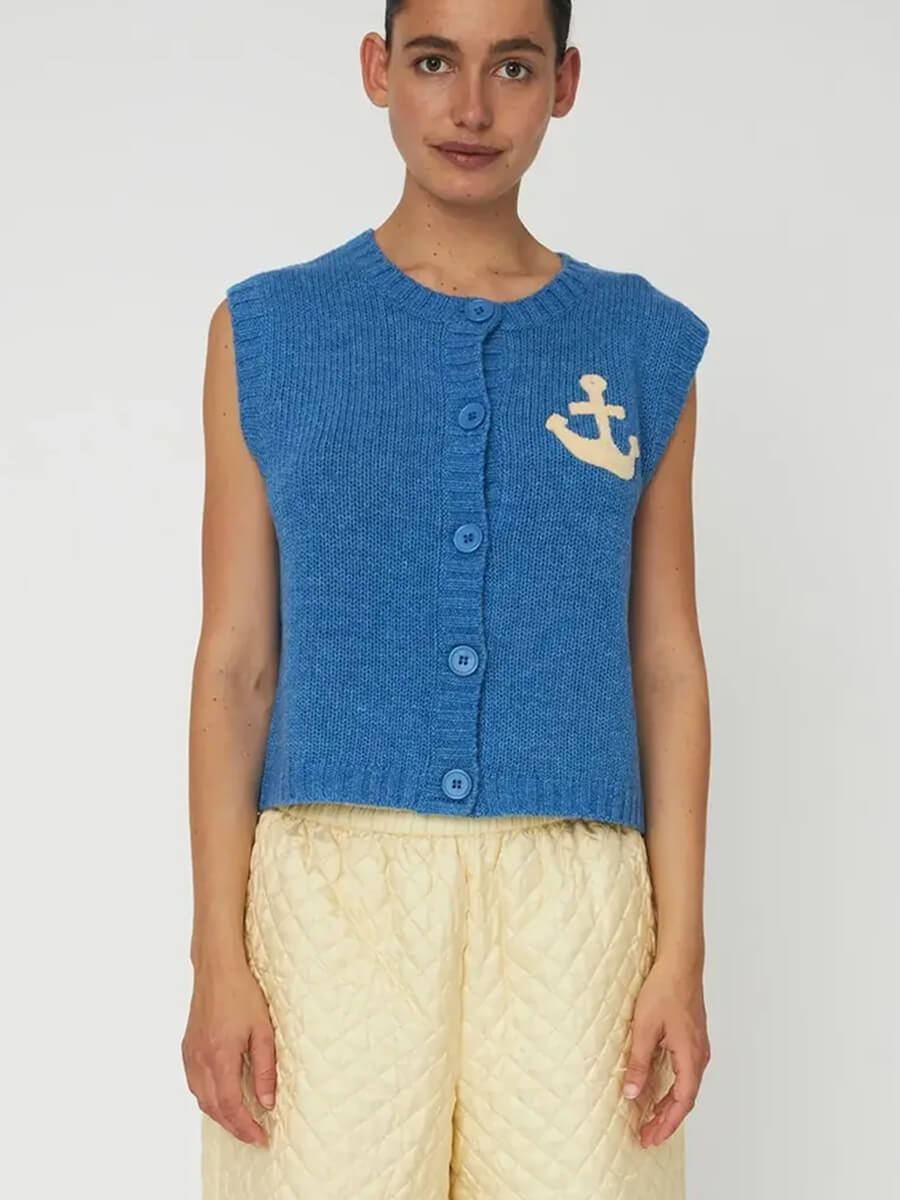 STELLA NOVA Anchor Vest - Blue Sea