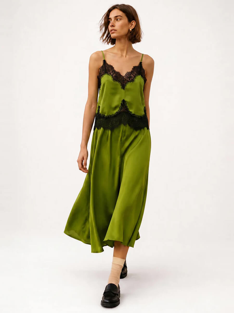 STELLA NOVA
Delicate Lace Top - Green Flash