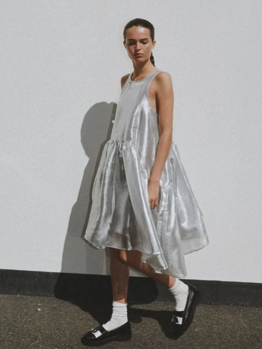 STELLA NOVA
Silver Midi Dress