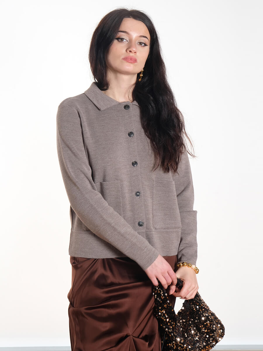 SUI AVA Anne Sequins Bag - Brown