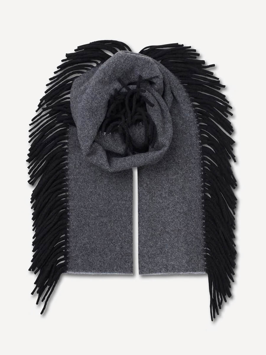 samsoe samsoe Safram Scarf - Grey Melange