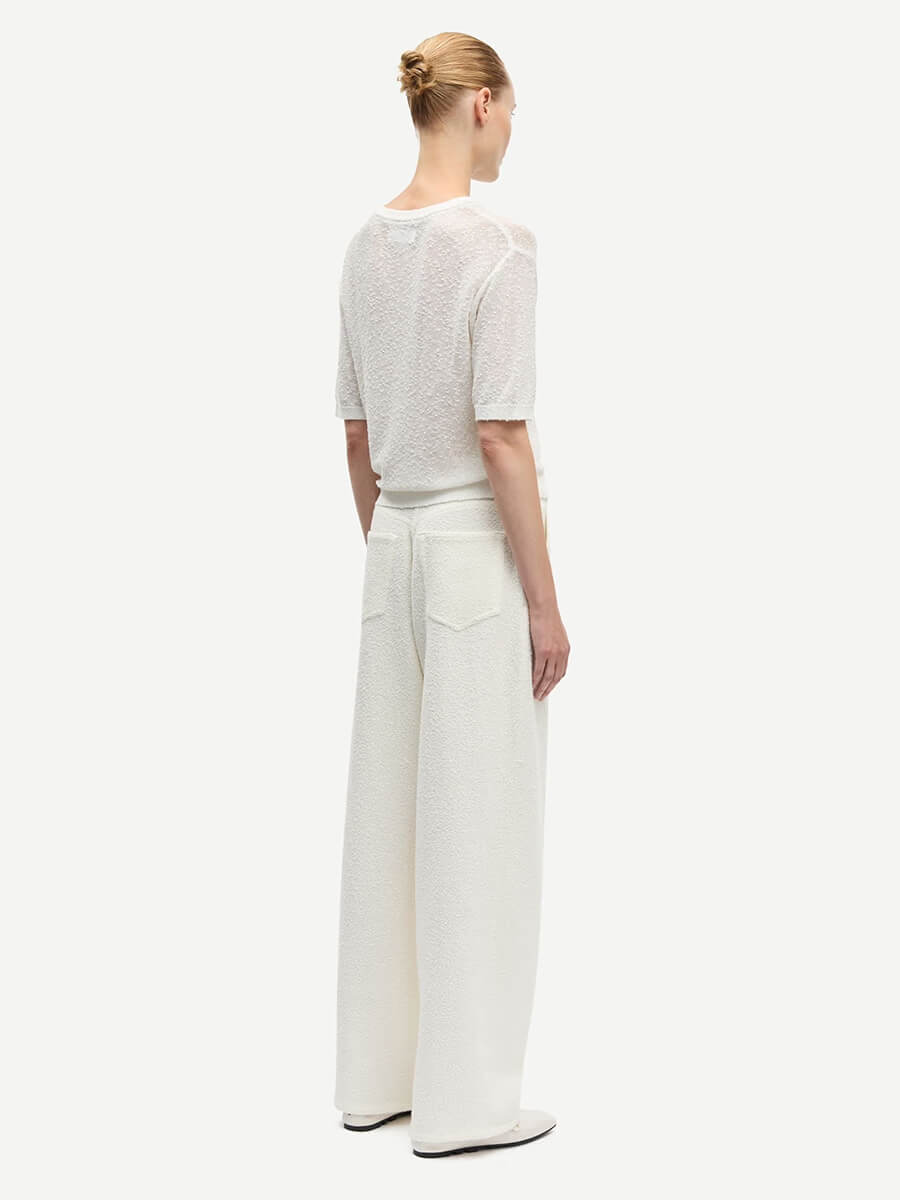 SAMSOE SAMSOE
Saharper Pleat Trousers - Egret