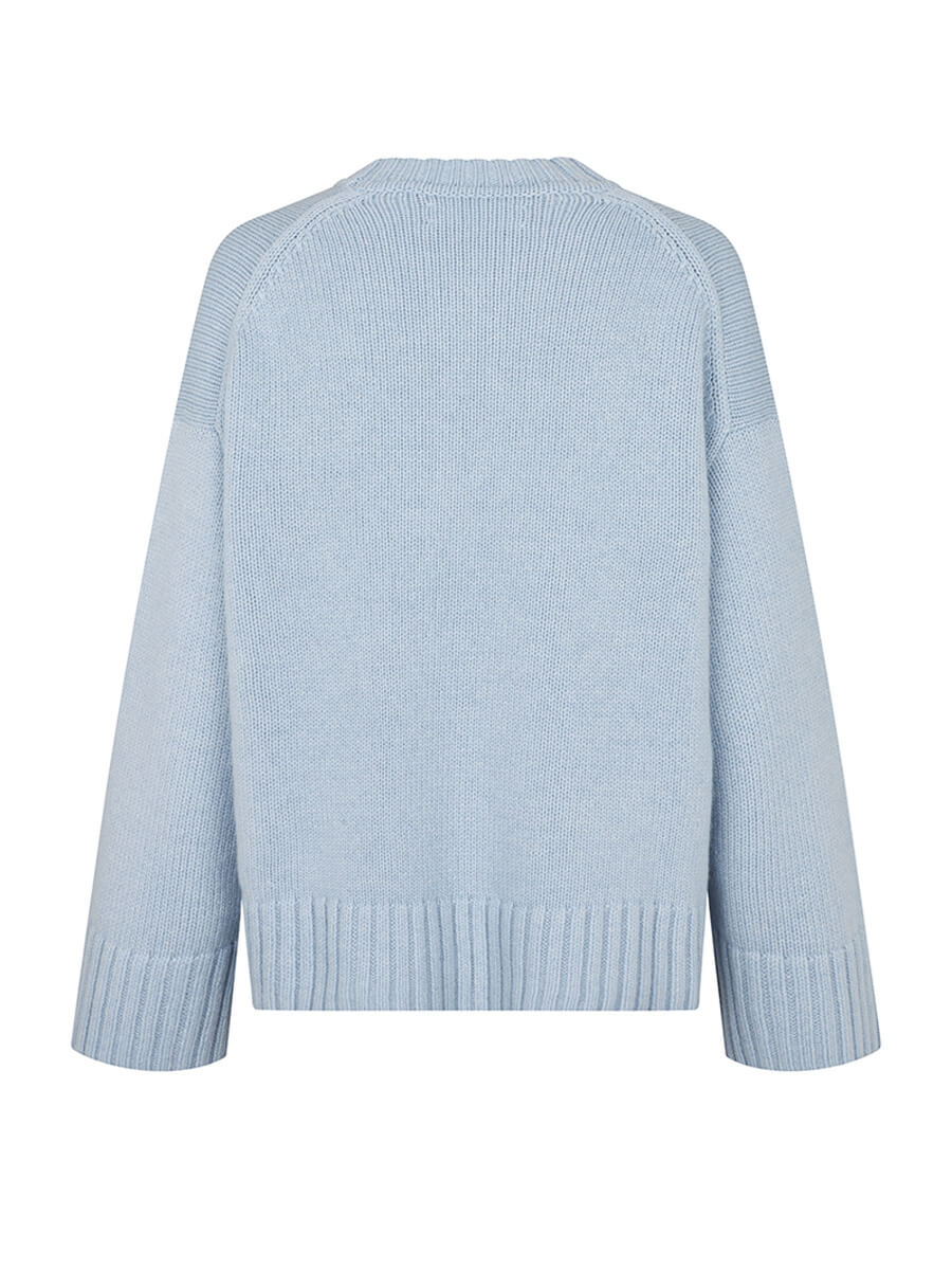 Samsoe Samsoe Sakeiku Sweater - Cashmere Blue