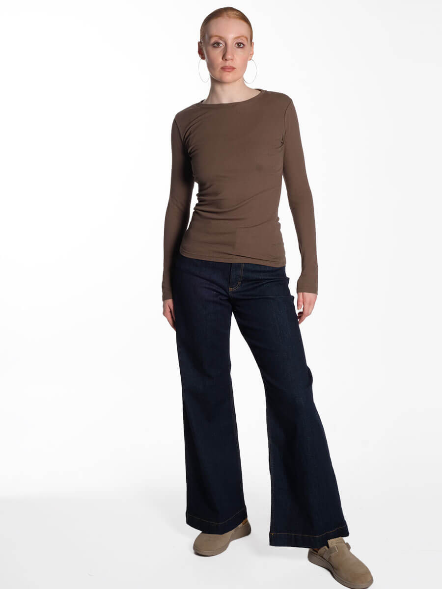 Samsoe-Samsoe-Alexa-Long-Sleeve-Tee-Crocodile