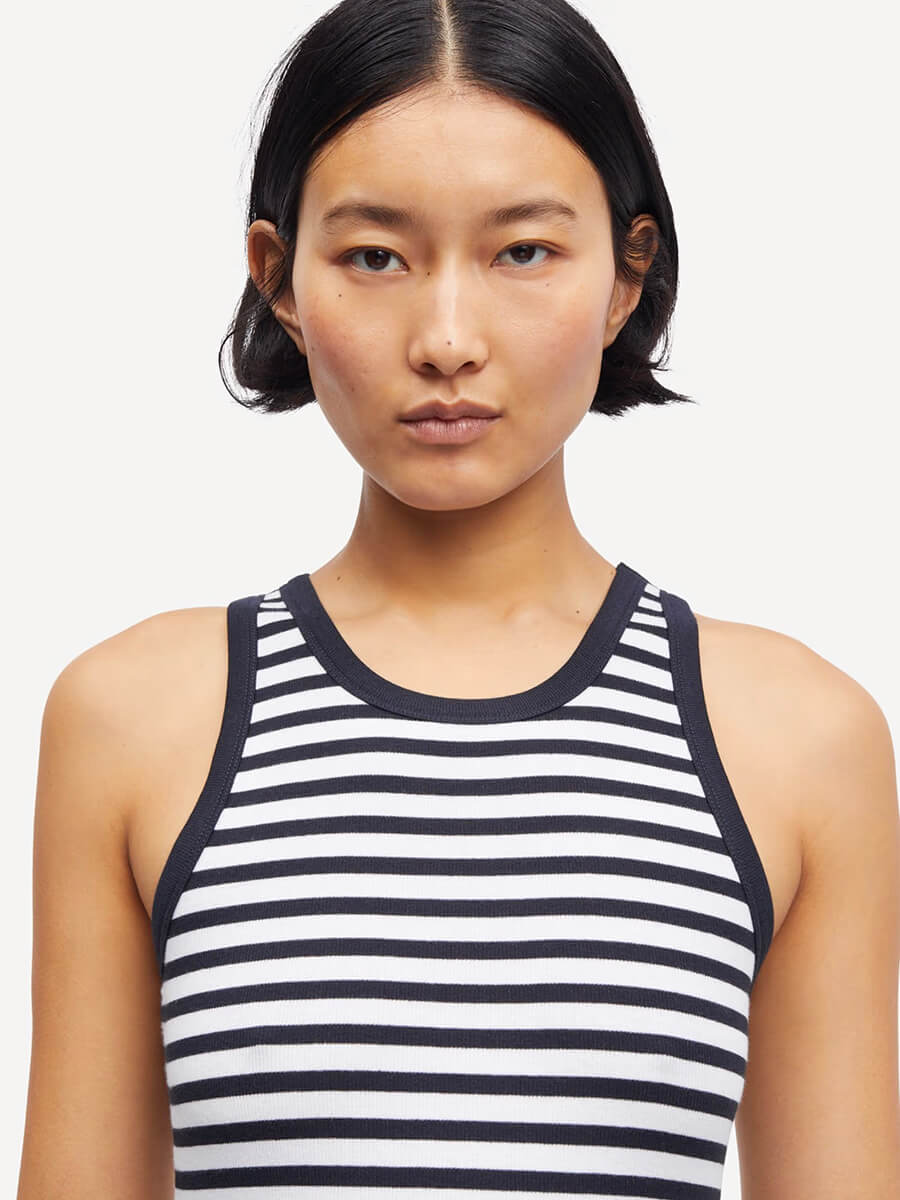Samsoe Samsoe Alexo Tank - Night Sky Stripe