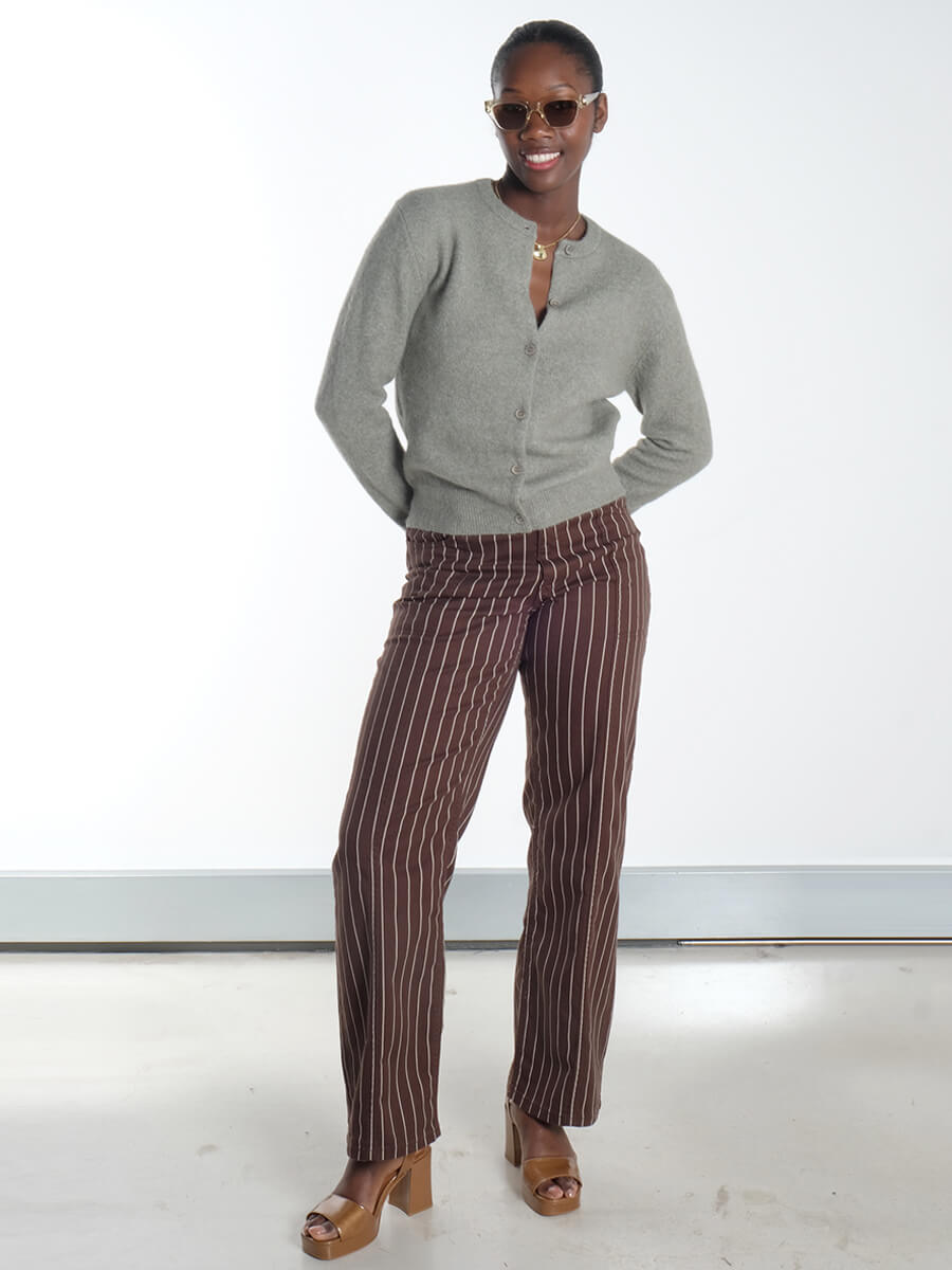 Samsoe Samsoe Nor Short Cardigan - Vetiver