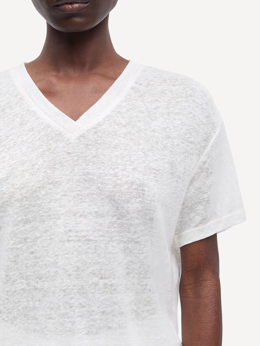 Samsoe Samsoe - Saeli T-Shirt - Egret 4