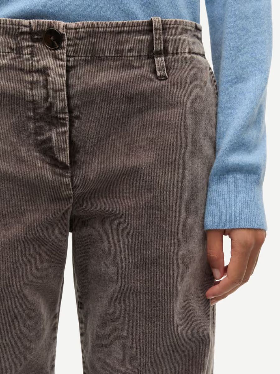Samsoe Samsoe - Saheaven Cord Trousers - Washed Beige