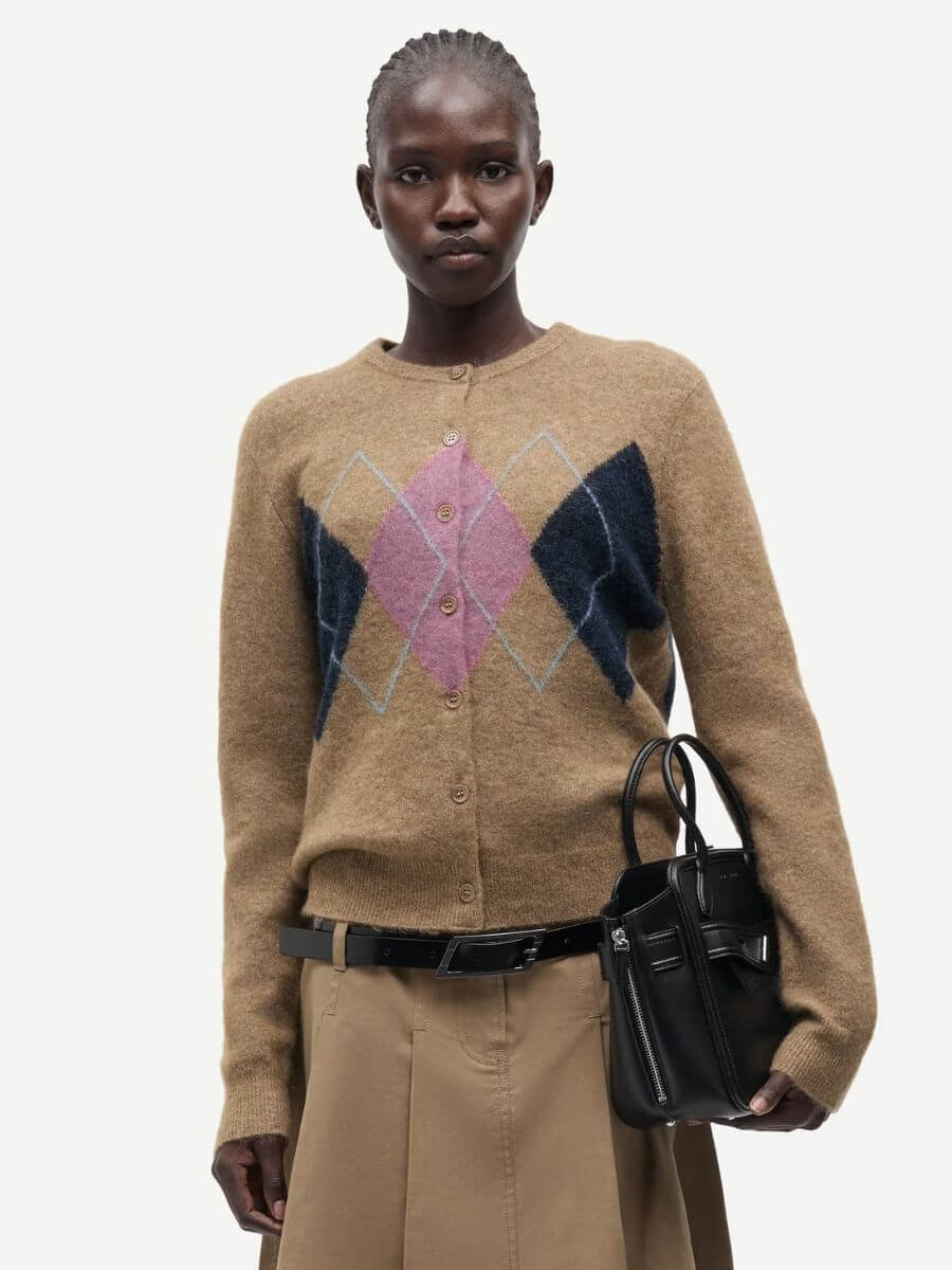 Samsoe Samsoe - Sanor Short Cardigan - Lead Grey