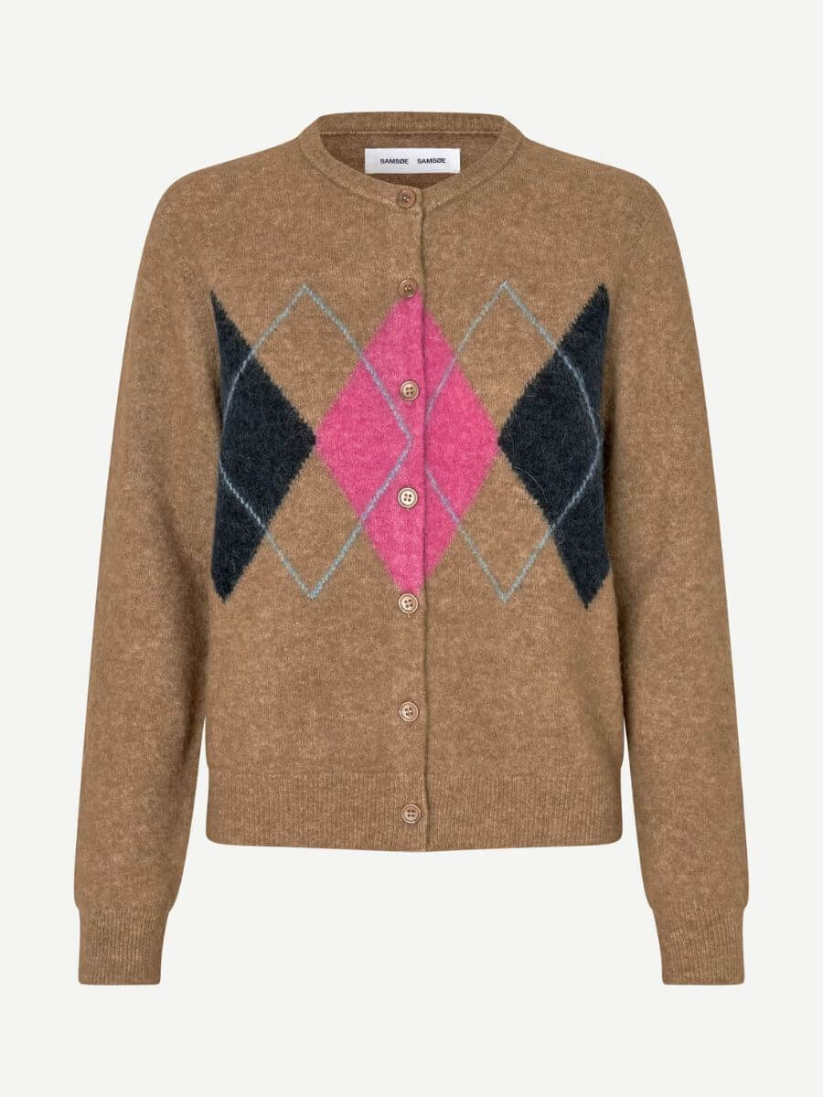 Samsoe Samsoe - Sanor Short Cardigan - Lead Grey
