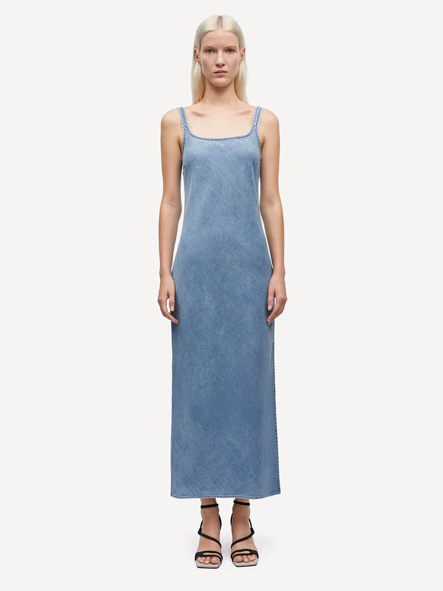 Samsoe Samsoe - Sunna Dress - Denim Blue