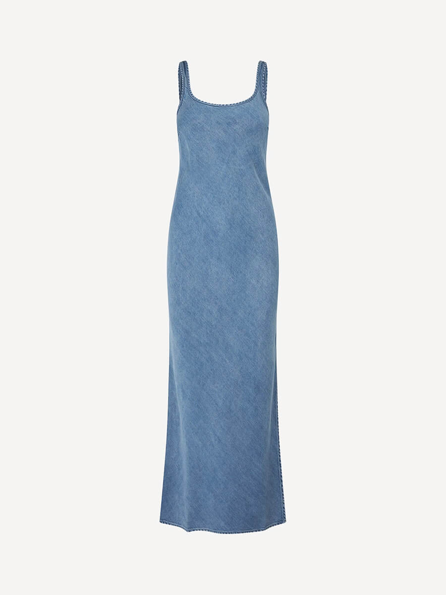 Samsoe Samsoe - Sunna Dress - Denim Blue 5