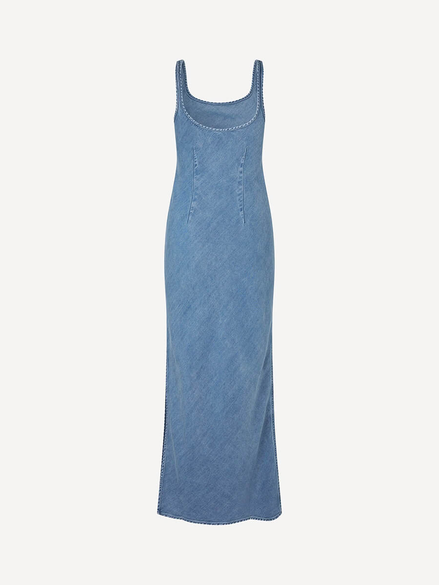 Samsoe Samsoe - Sunna Dress - Denim Blue 6