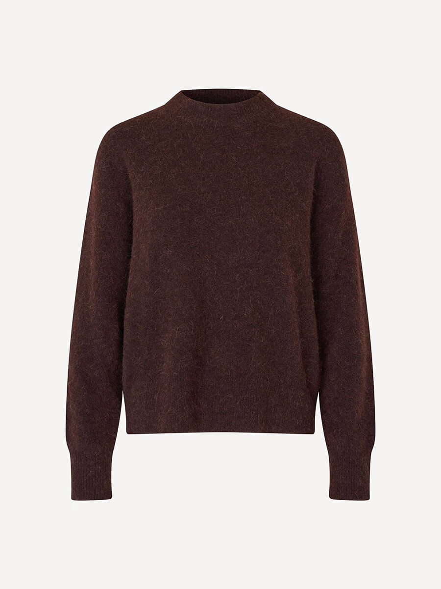 Samsoe samsoe - Anour O-N Jumper - Black Coffee