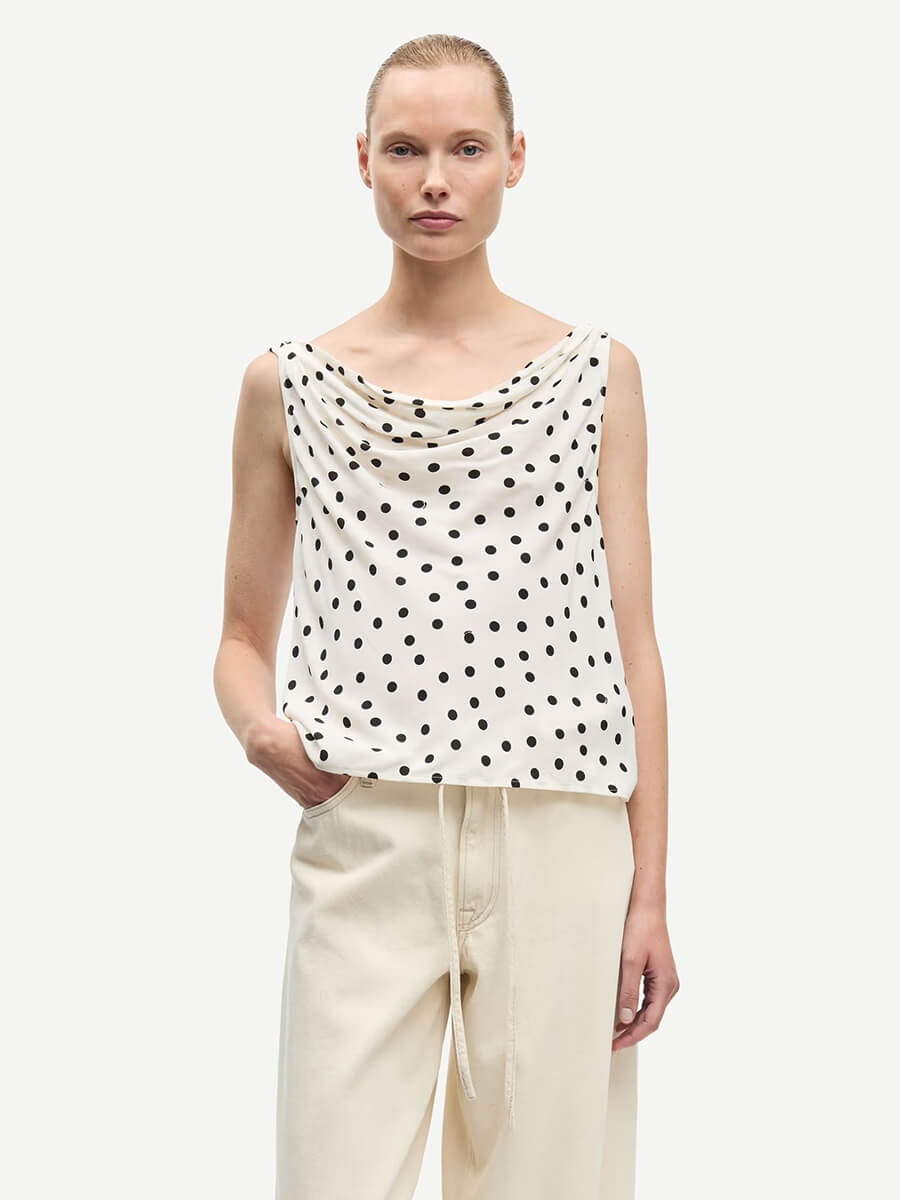 SAMSOE SAMSOE
Sapoppy Top - Drifting Dots Egret