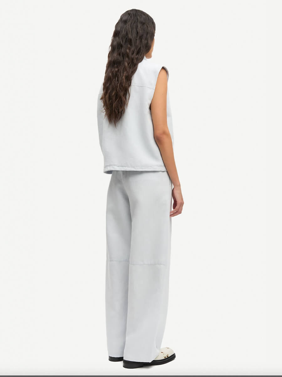Samsoe Samsoe Saroko Trousers - Grey Dawn Melange