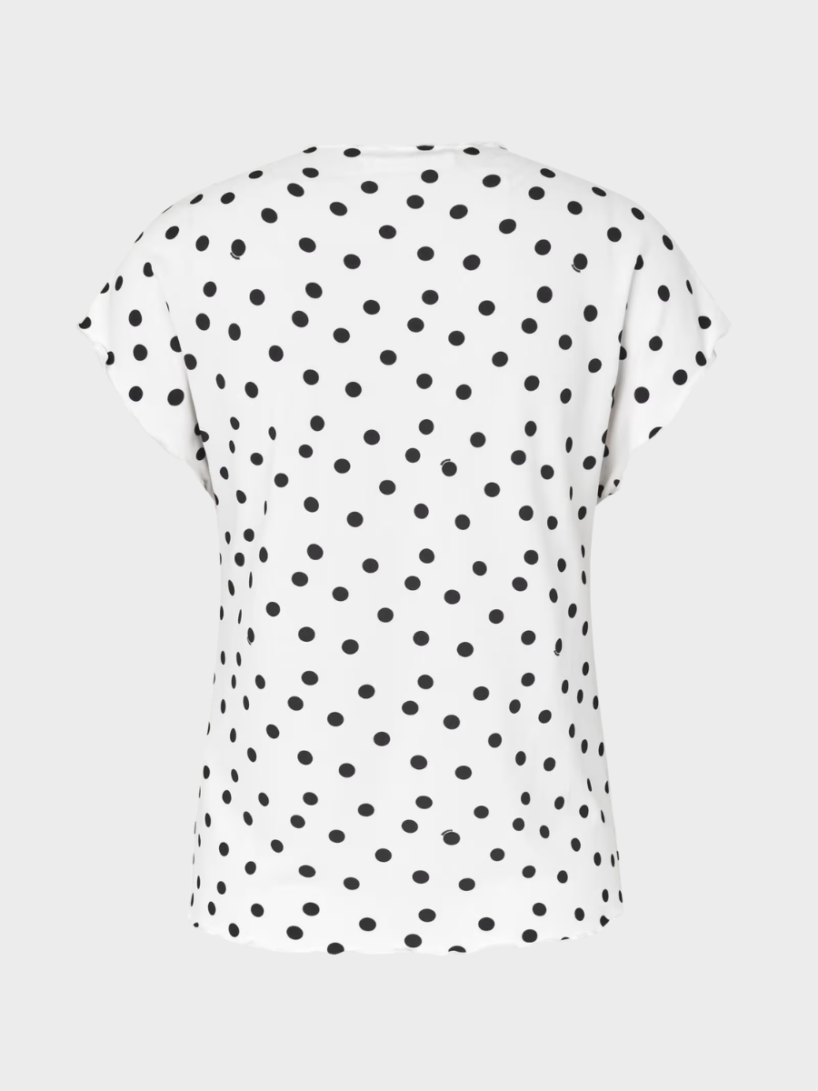 Samsoe Samsoe Saumi Top - Drifting Dots Egret