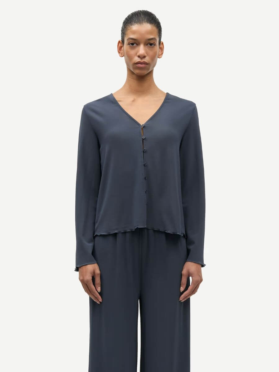 Samsoe Samsoe Saumi Trousers - Ombre Blue