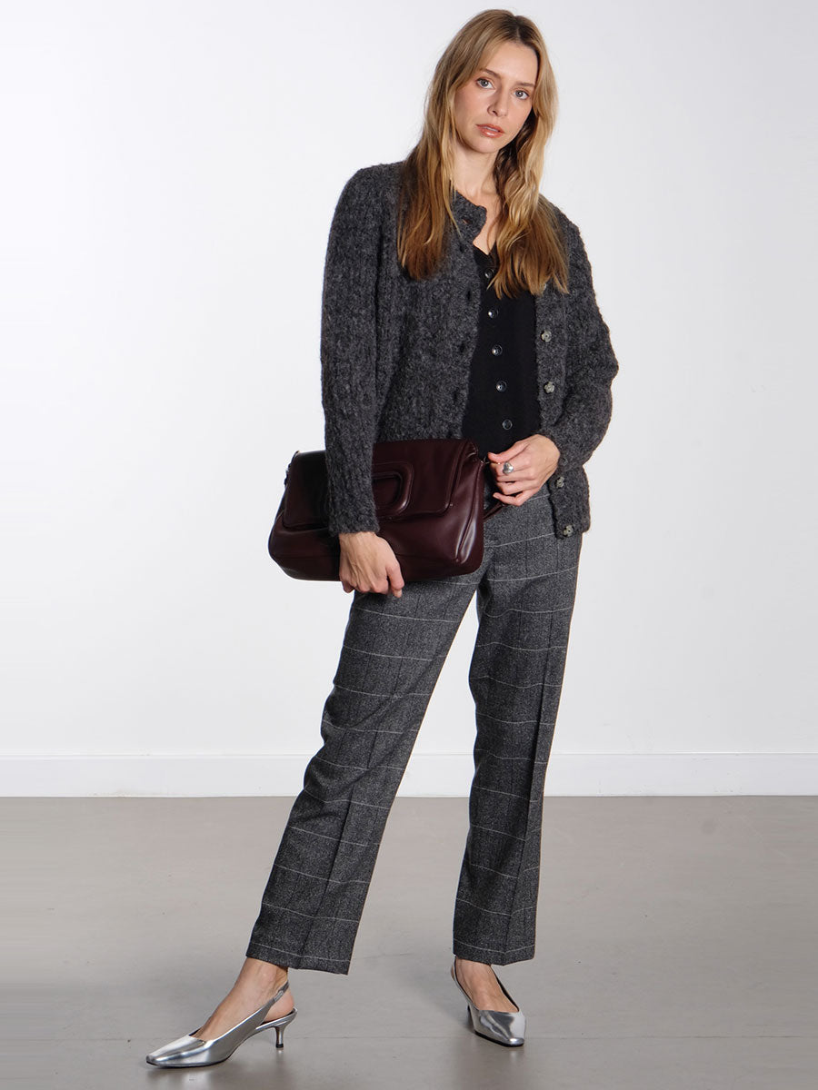 Sibin Linnebjerg - khloe knitted waistcoat - black