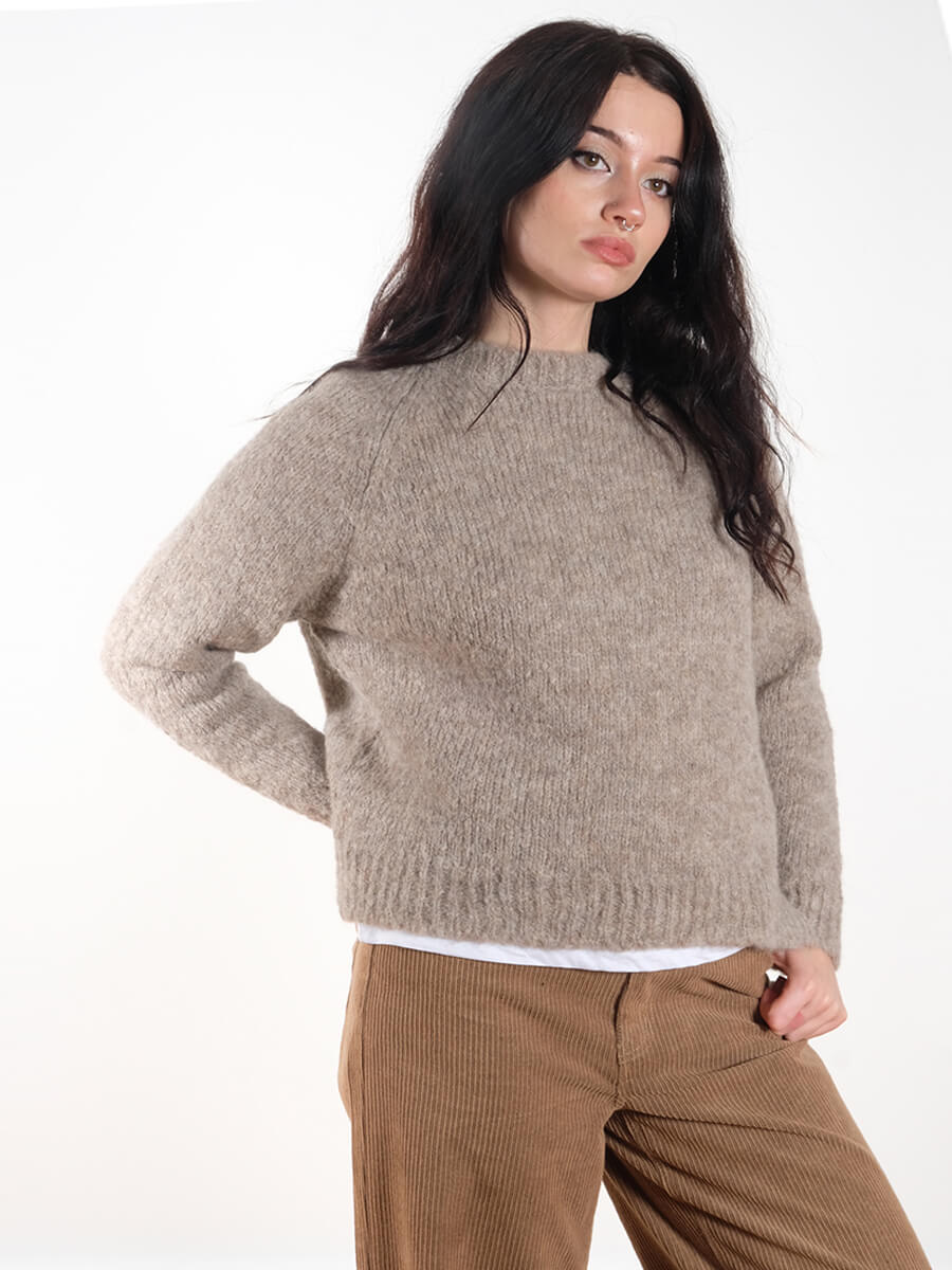 Sibin Linnebjerg Kamille Jumper - Light Sand