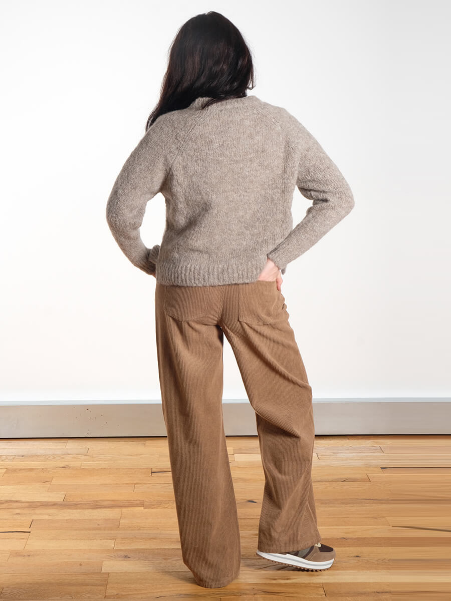 Object Moji Alima Corduory Wide Leg Jeans